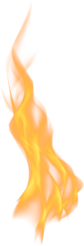 Orange Flame Illustration 